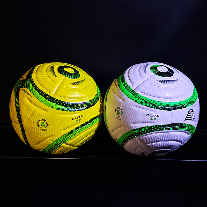 Christmas Gifts - One yellow and one white Pendle football