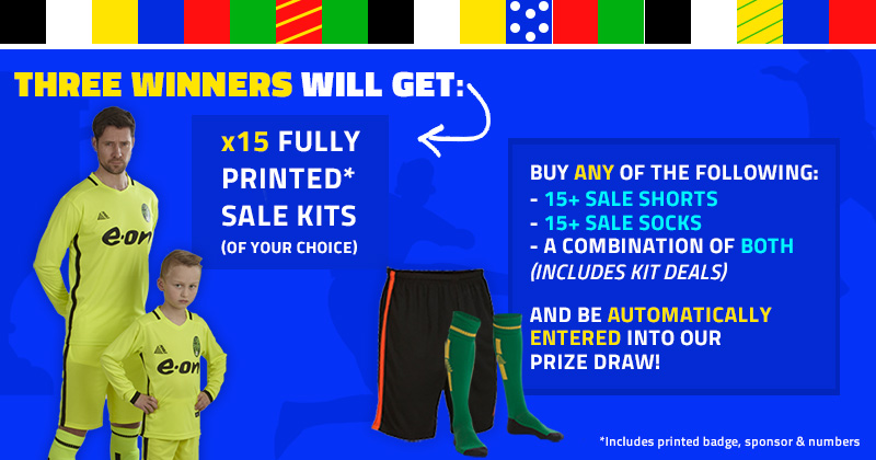 Euro 2024 Prize Draw - Buy 15+ sale shorts or socks to enter.