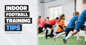 Indoor Football Training Tips Blog Post Cover Image