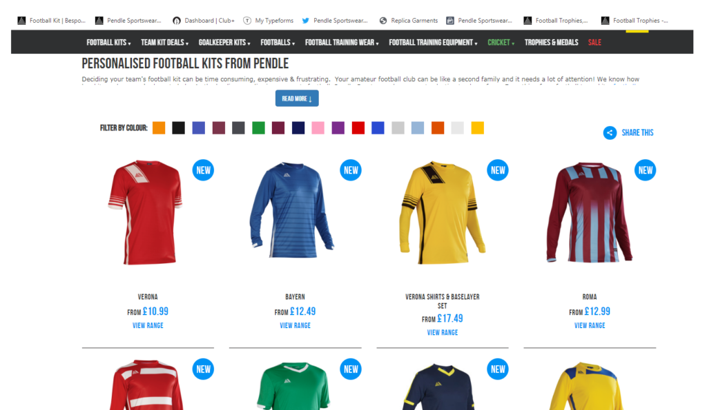 customise your own football kit